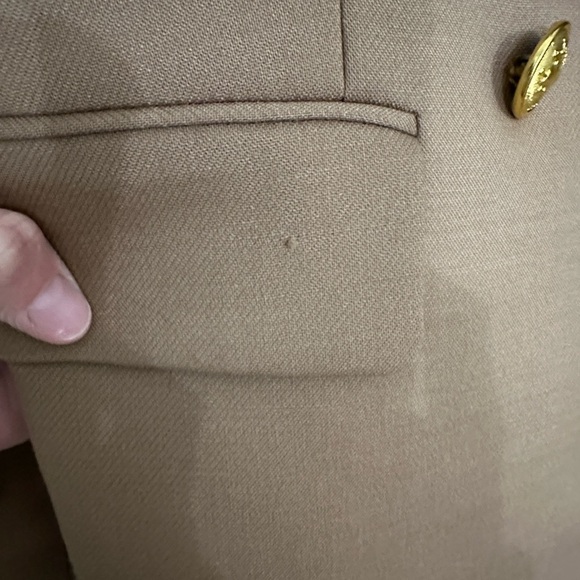 Rag + Bone Double-Breasted Preston wool twill blend Women's Blazer jacket 6 - Picture 5 of 9